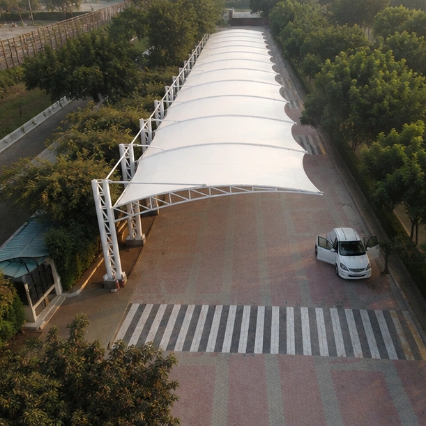 Tata Teleservices, Hyderabad tensile structure, Ekra Decor &mdash; photograph 5